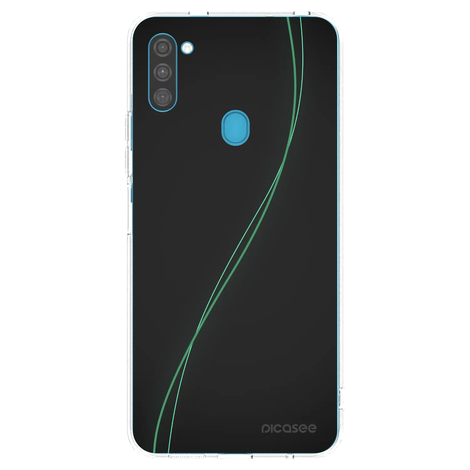 Picasee silikonowe przeźroczyste etui na Samsung Galaxy M11 - Be Different