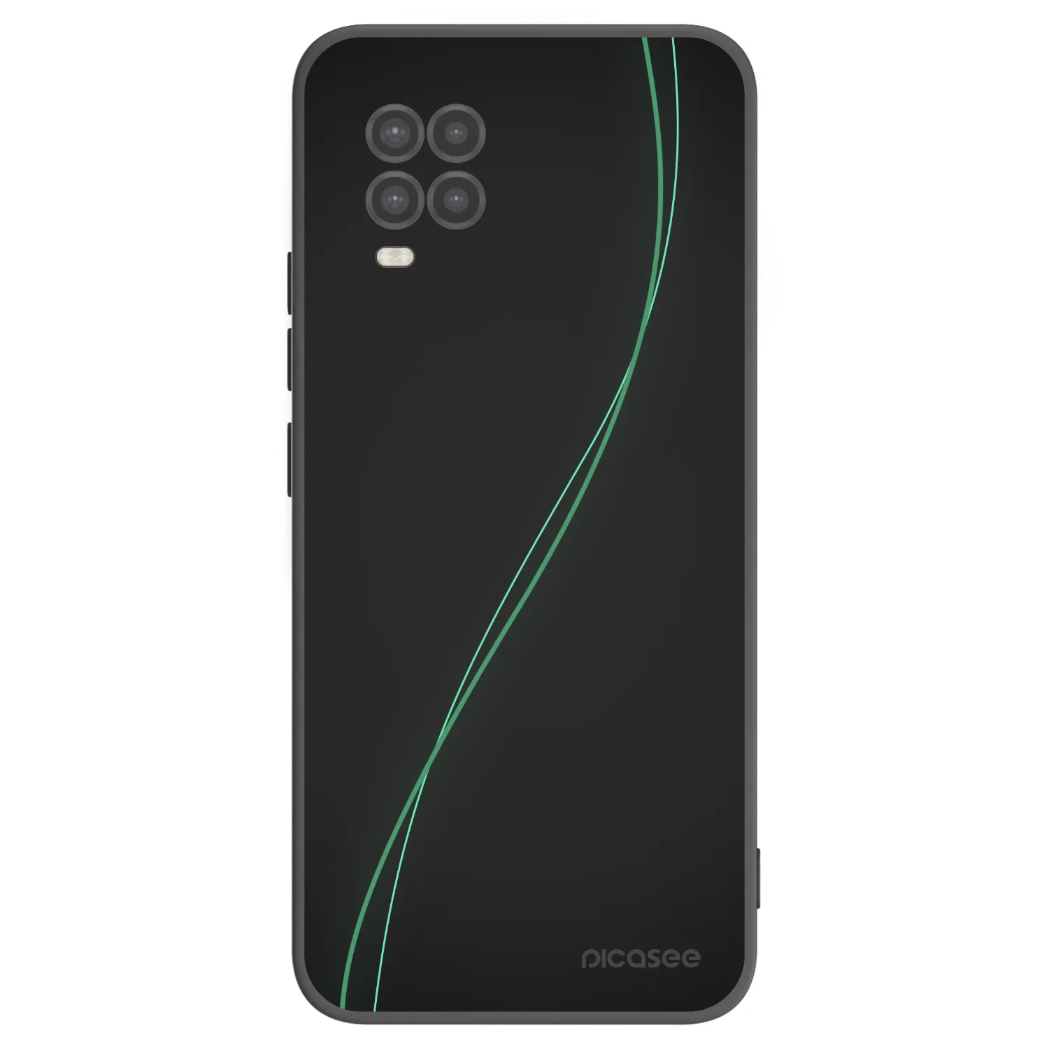 Picasee silikonowe czarne etui na Xiaomi Mi 10 Lite - Be Different