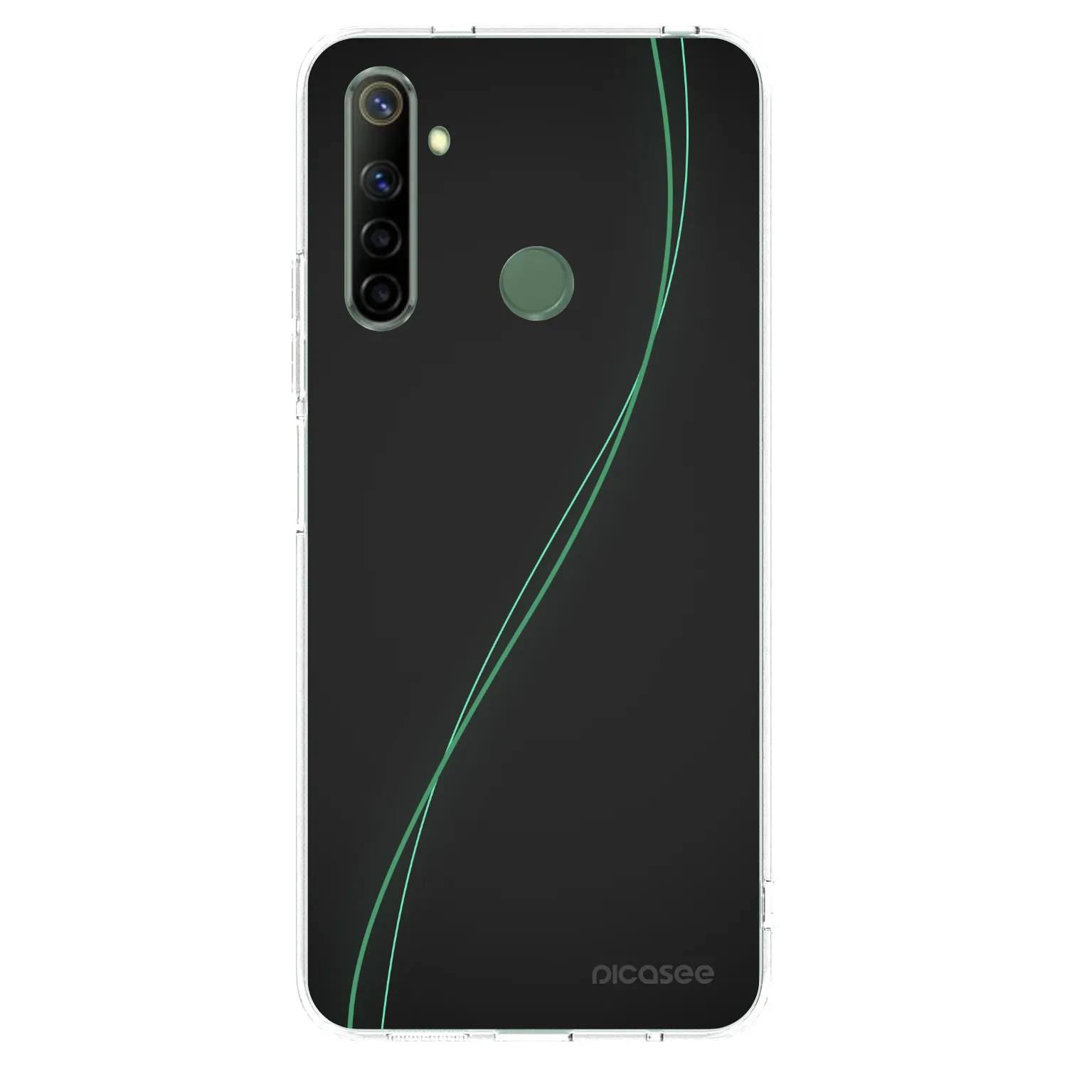 Picasee silikonowe przeźroczyste etui na Realme 6i - Be Different