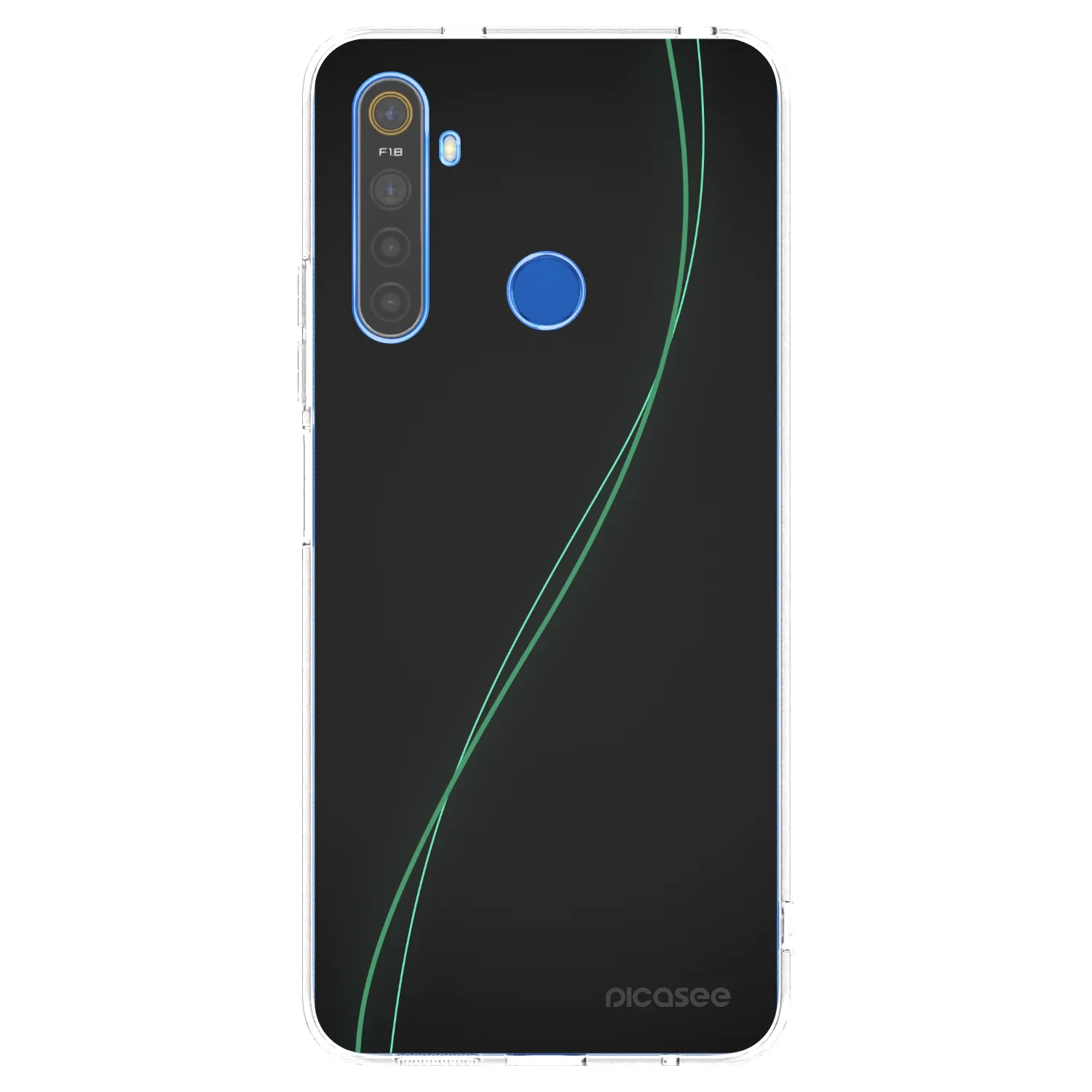 Picasee silikonowe przeźroczyste etui na Realme 5 - Be Different