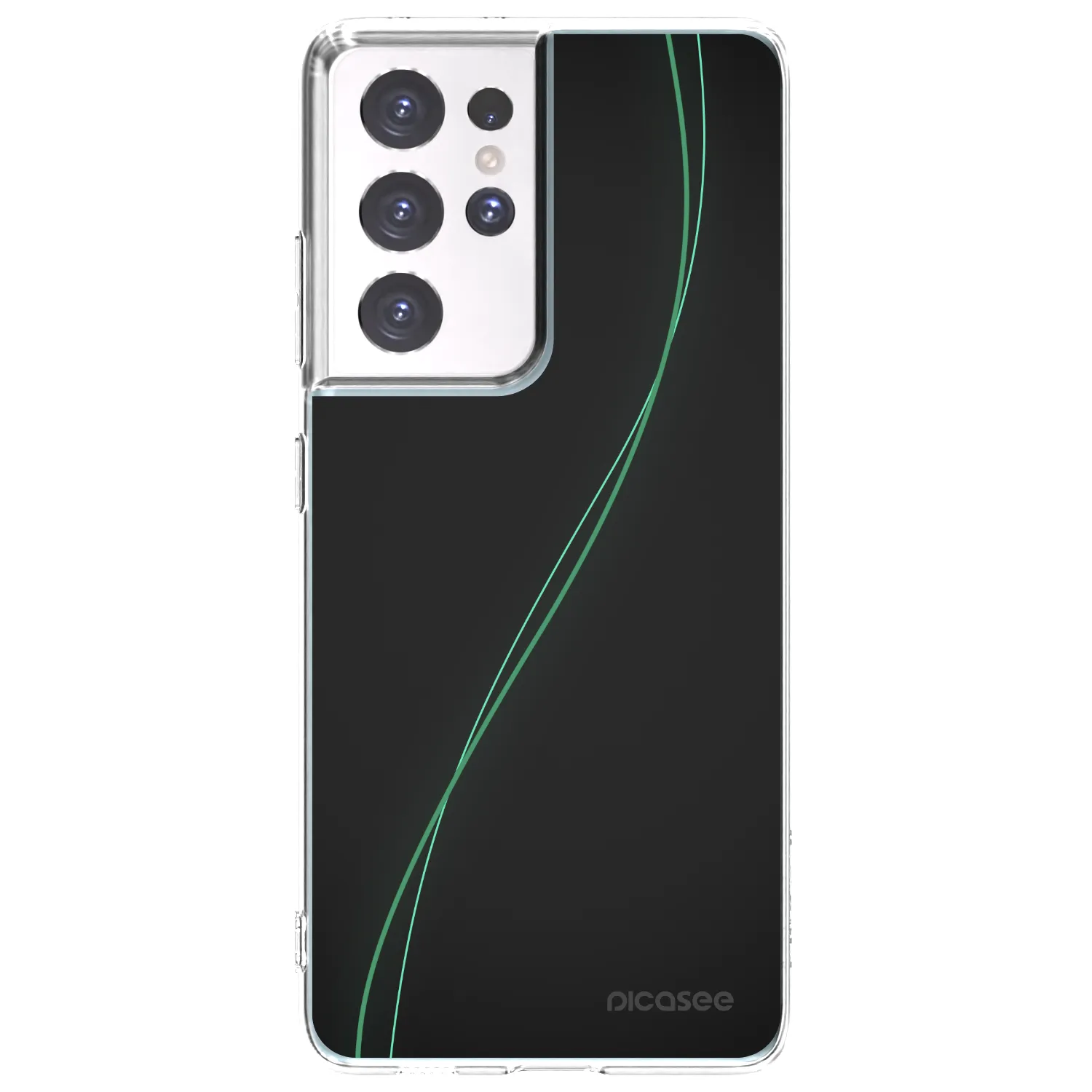 Picasee silikonowe przeźroczyste etui na Samsung Galaxy S21 Ultra 5G G998B - Be Different