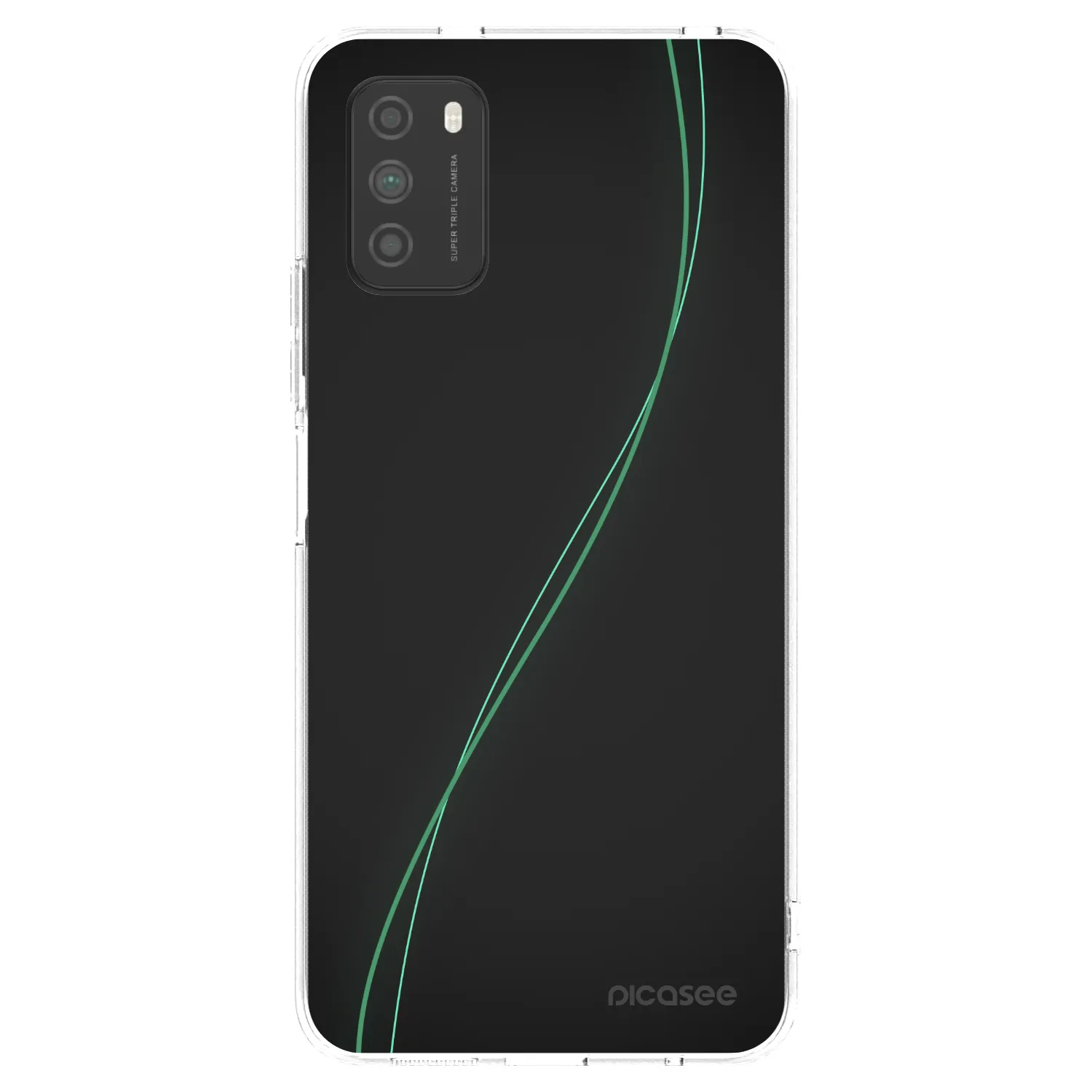 Picasee silikonowe przeźroczyste etui na Xiaomi Poco M3 - Be Different