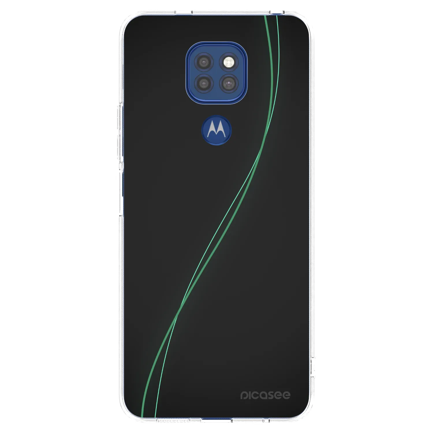 Picasee silikonowe przeźroczyste etui na Motorola Moto G9 Play - Be Different
