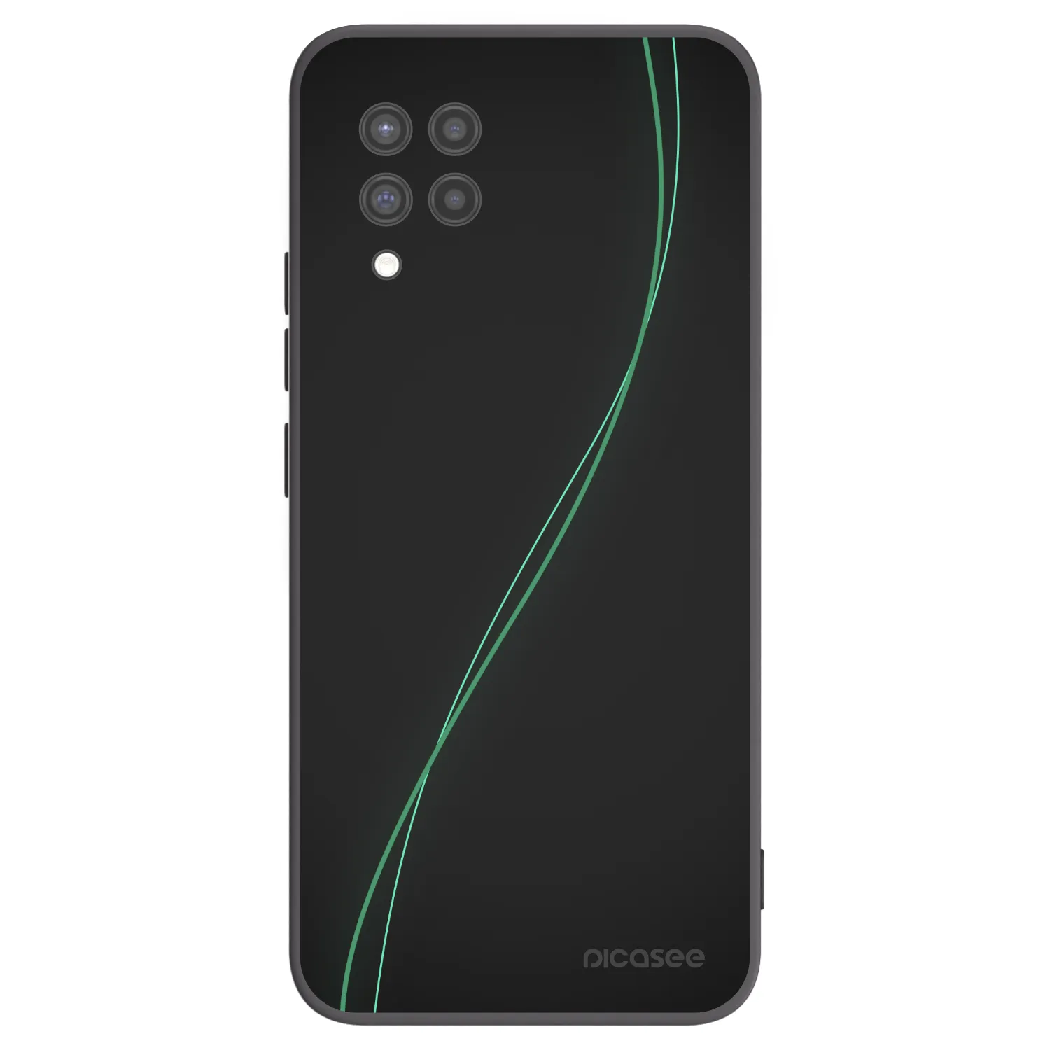 Picasee silikonowe czarne etui na Samsung Galaxy A42 A426B - Be Different