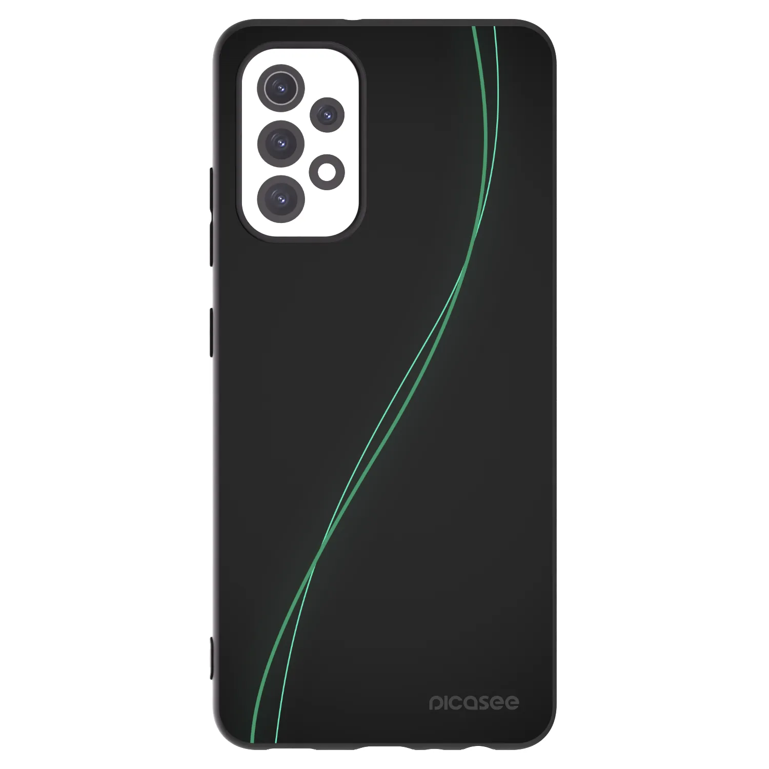 Picasee silikonowe czarne etui na Samsung Galaxy A32 5G A326B - Be Different