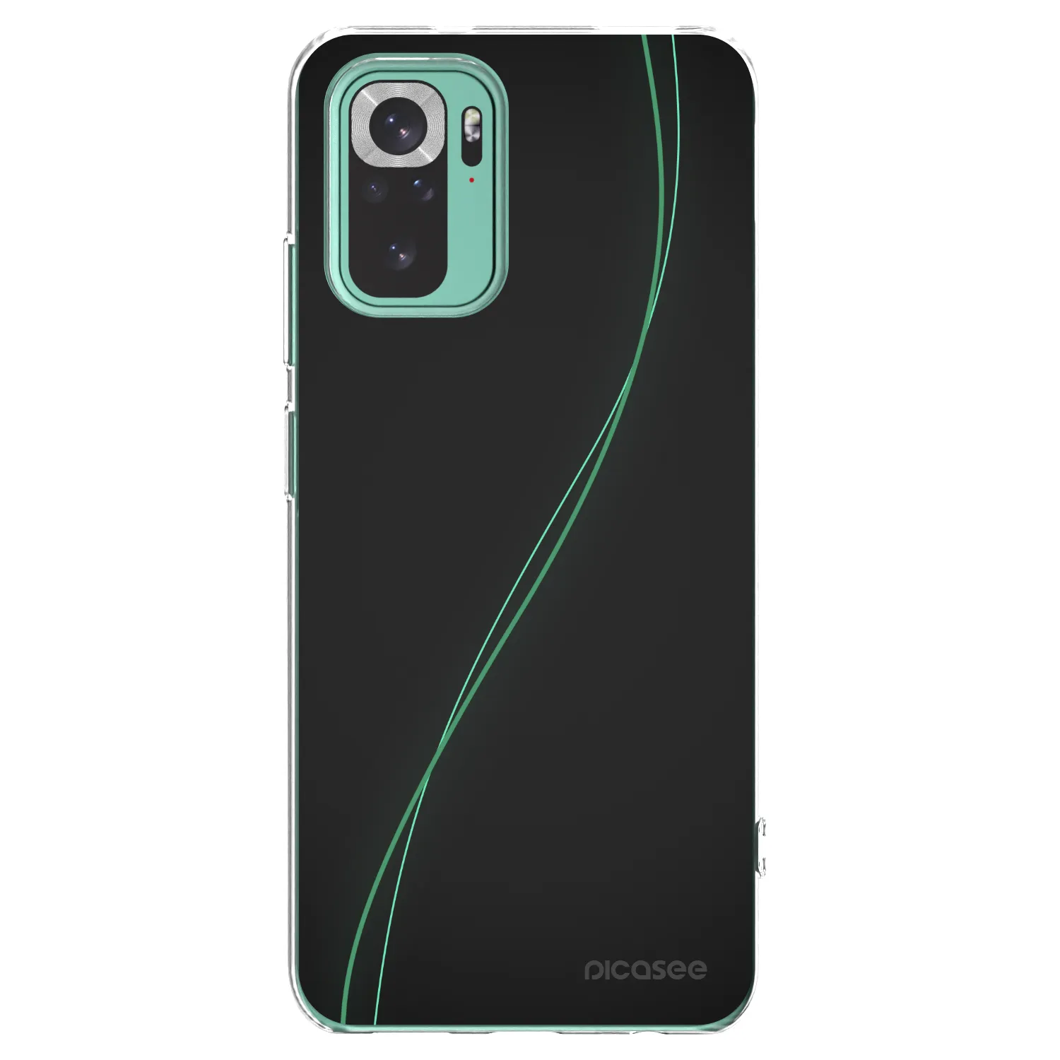 Picasee silikonowe przeźroczyste etui na Xiaomi Redmi Note 10 Pro - Be Different