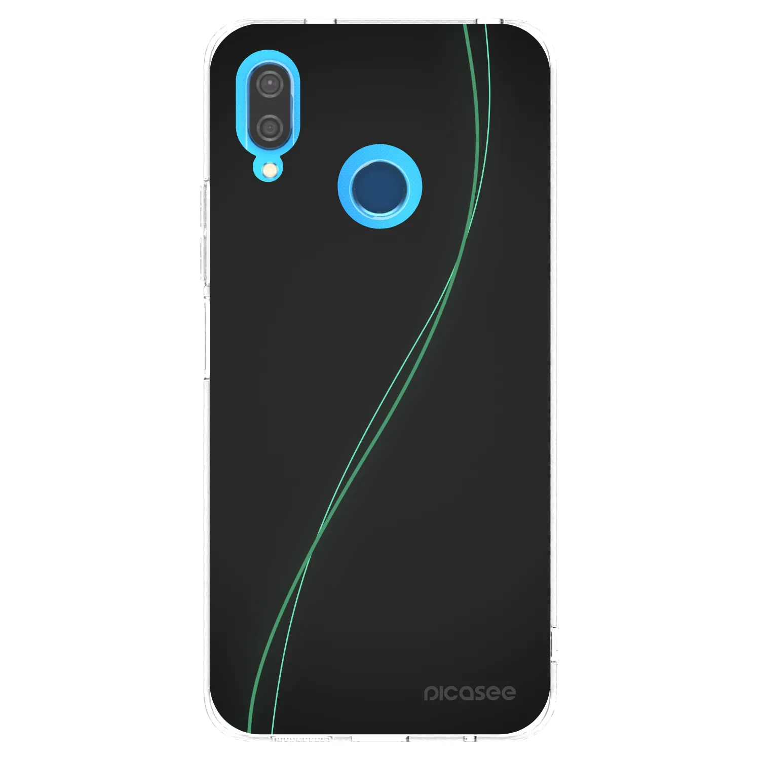 Picasee silikonowe przeźroczyste etui na Huawei P20 Lite - Be Different