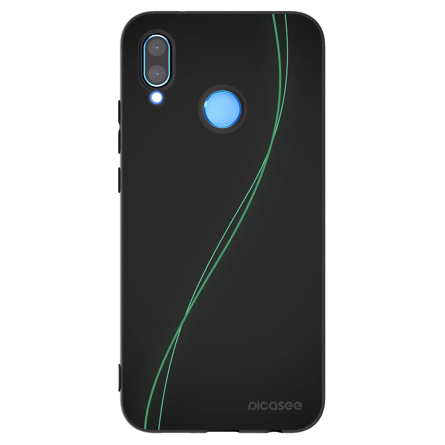 Picasee silikonowe czarne etui na Huawei Mate 40 Pro - Be Different