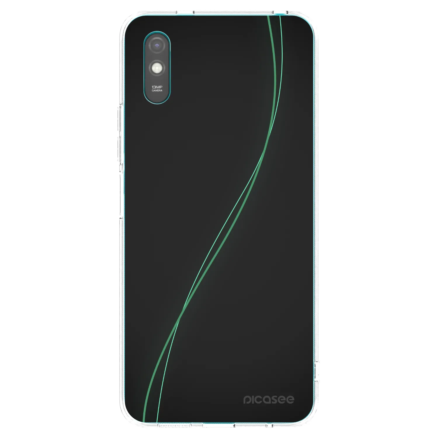Picasee silikonowe przeźroczyste etui na Xiaomi Redmi 9AT - Be Different