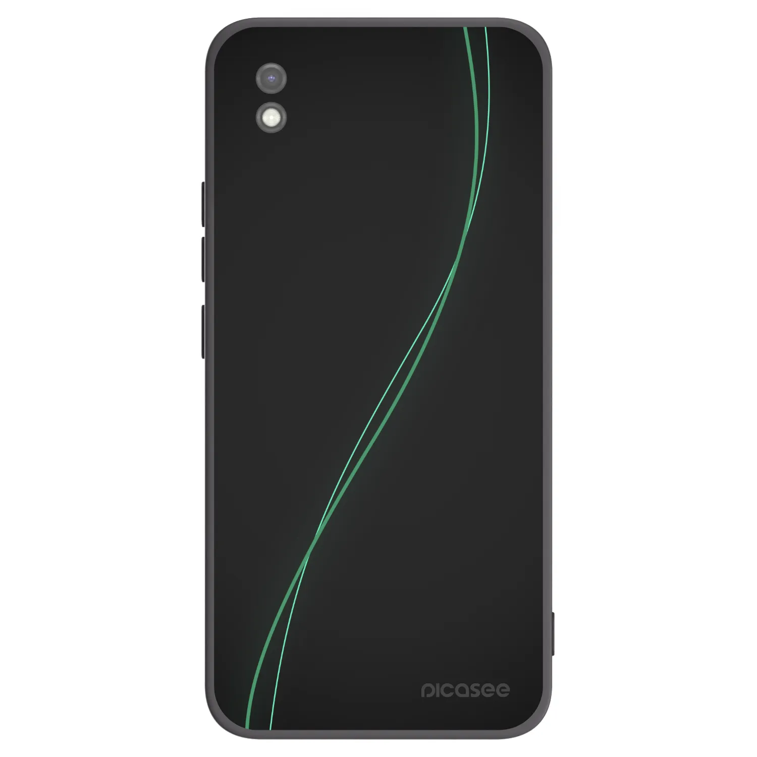 Picasee silikonowe czarne etui na Xiaomi Redmi 9AT - Be Different