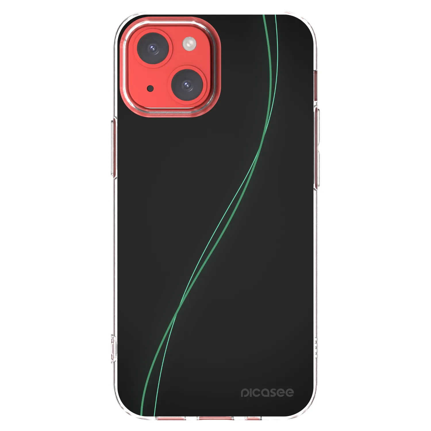 Picasee silikonowe przeźroczyste etui na Apple iPhone 13 mini - Be Different