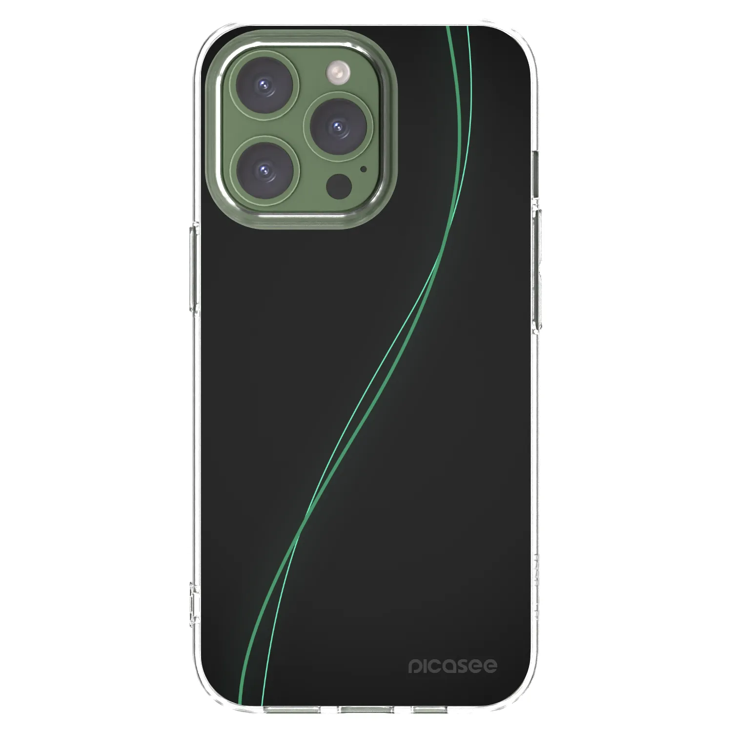 Picasee silikonowe przeźroczyste etui na Apple iPhone 13 Pro - Be Different