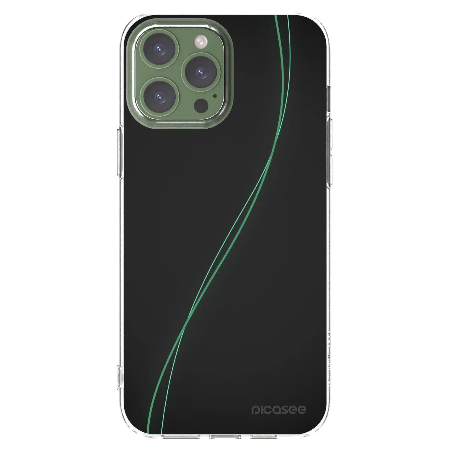 Picasee silikonowe przeźroczyste etui na Apple iPhone 13 Pro Max - Be Different
