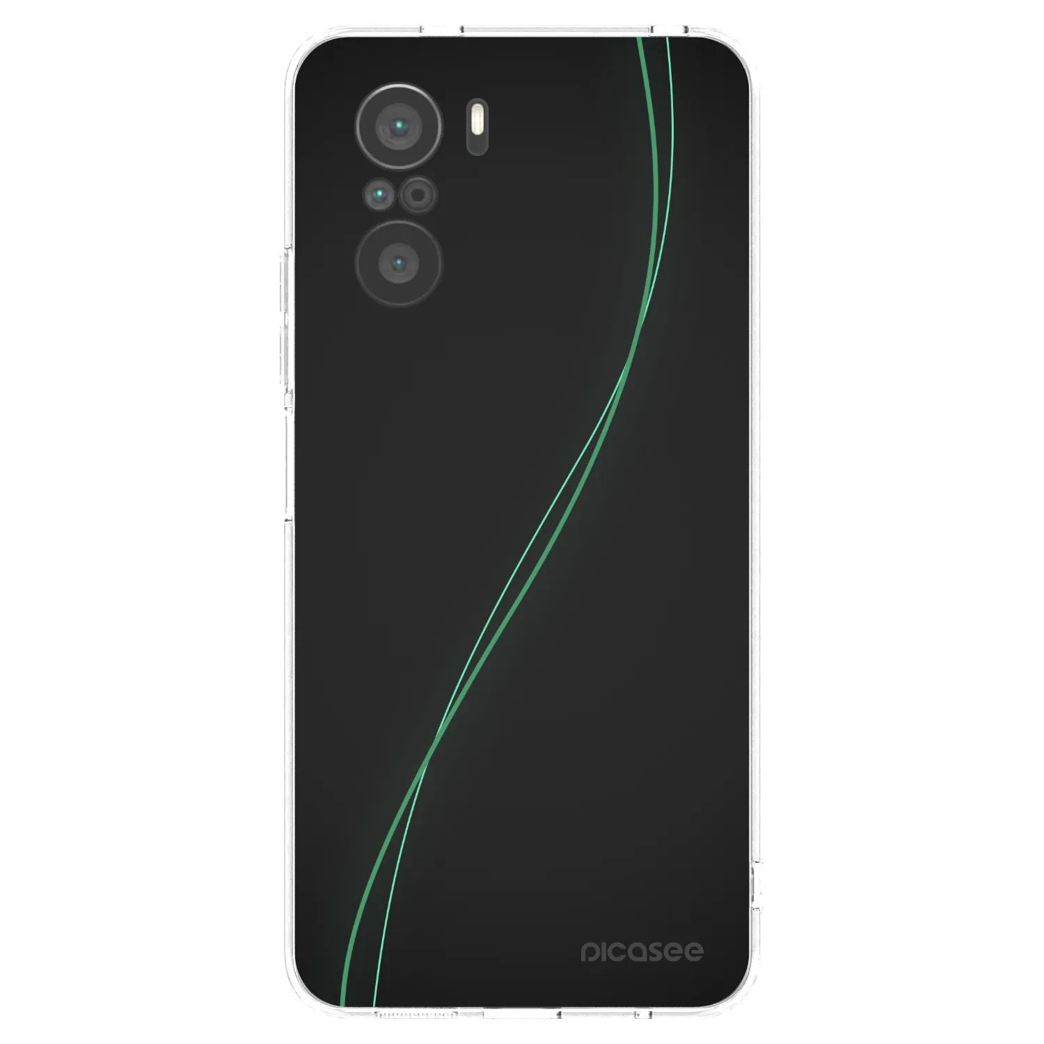 Picasee silikonowe przeźroczyste etui na Xiaomi Poco F3 - Be Different