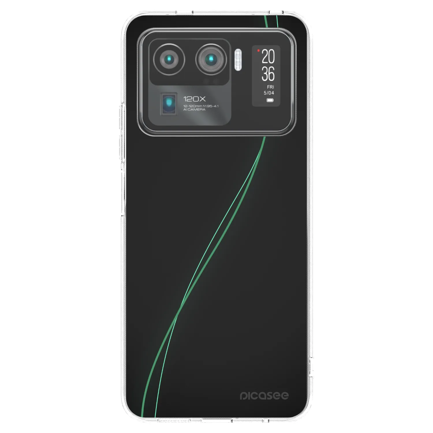 Picasee silikonowe przeźroczyste etui na Xiaomi Mi 11 Ultra - Be Different