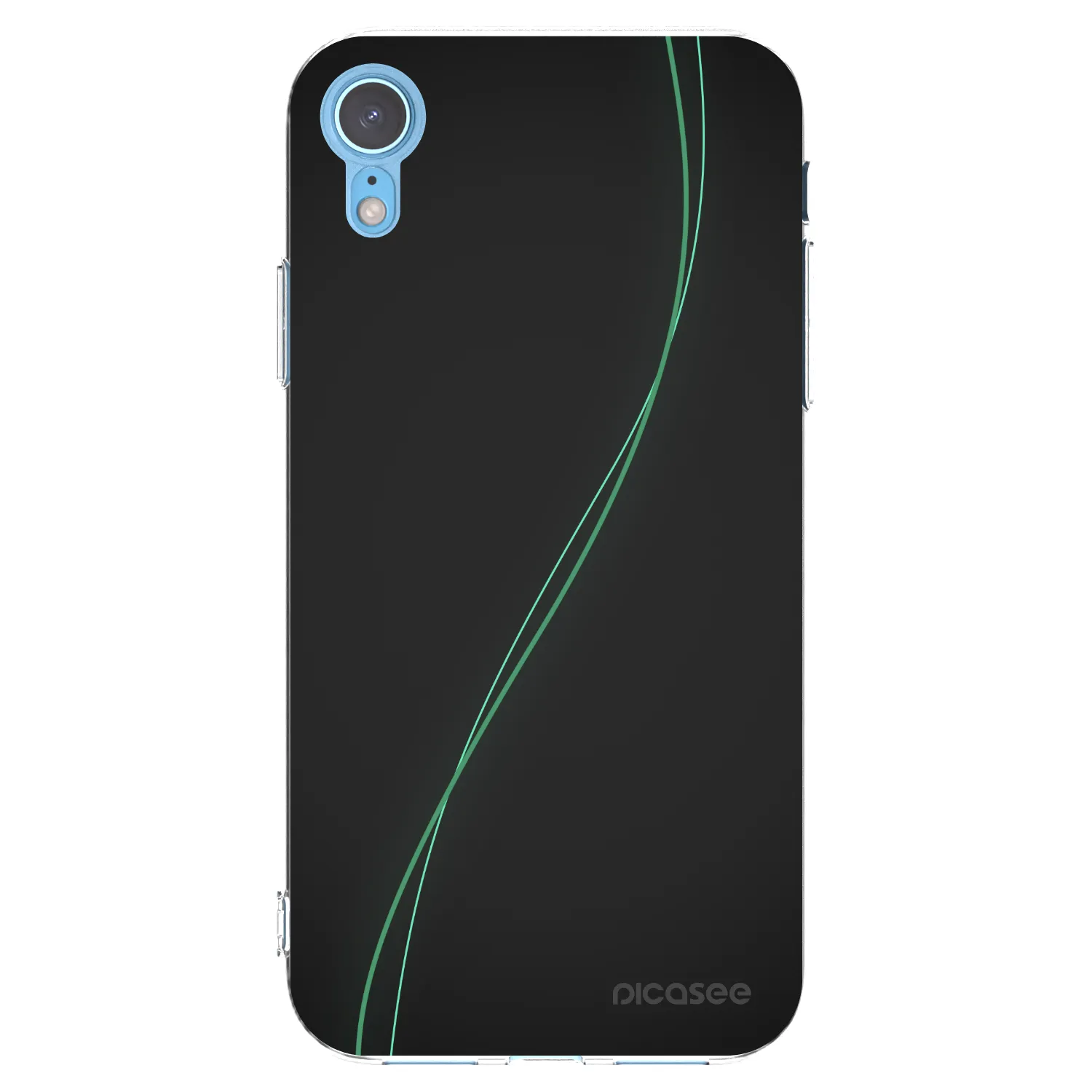 Picasee silikonowe przeźroczyste etui na Apple iPhone XR - Be Different
