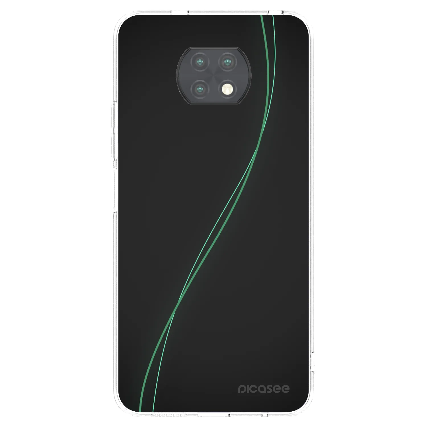 Picasee silikonowe przeźroczyste etui na Xiaomi Redmi Note 9T - Be Different