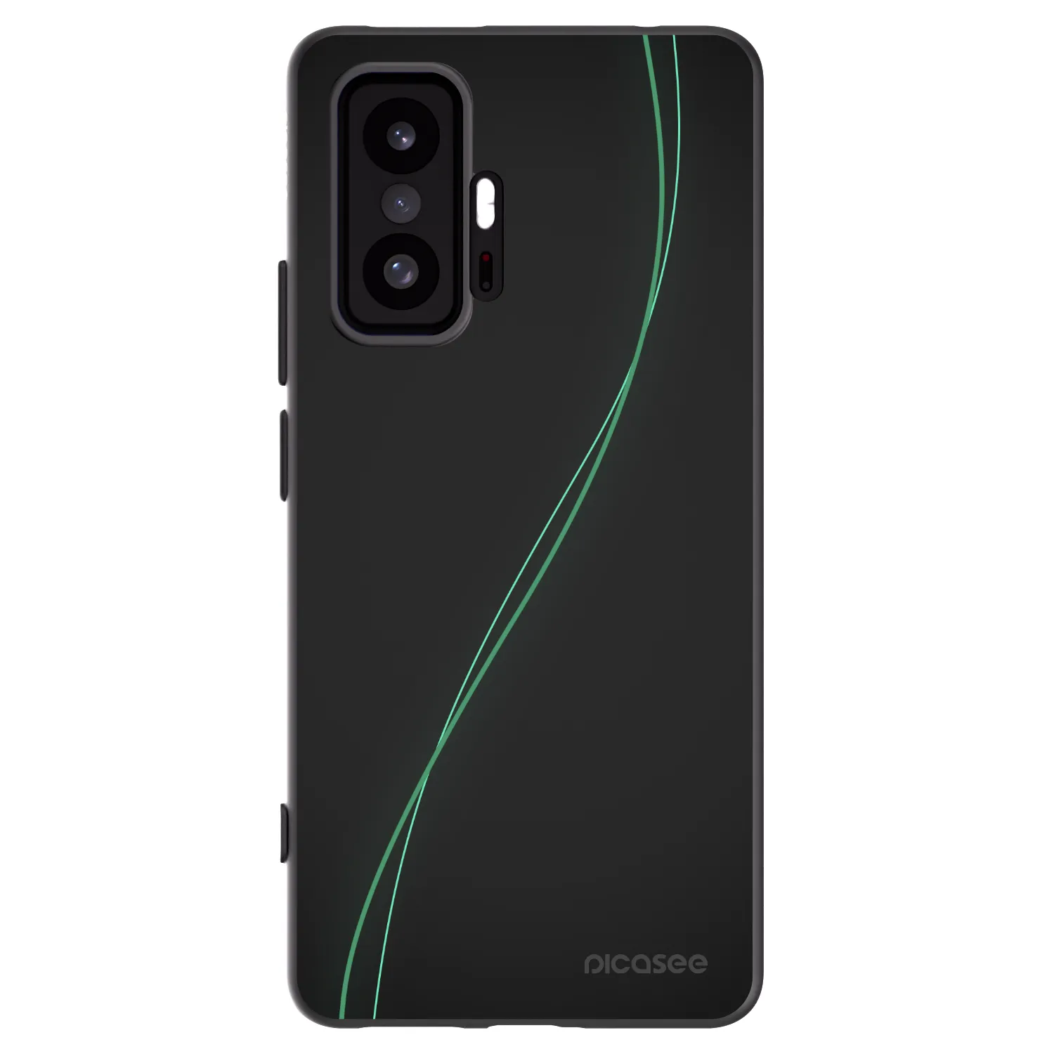Picasee silikonowe czarne etui na Xiaomi 11T Pro - Be Different