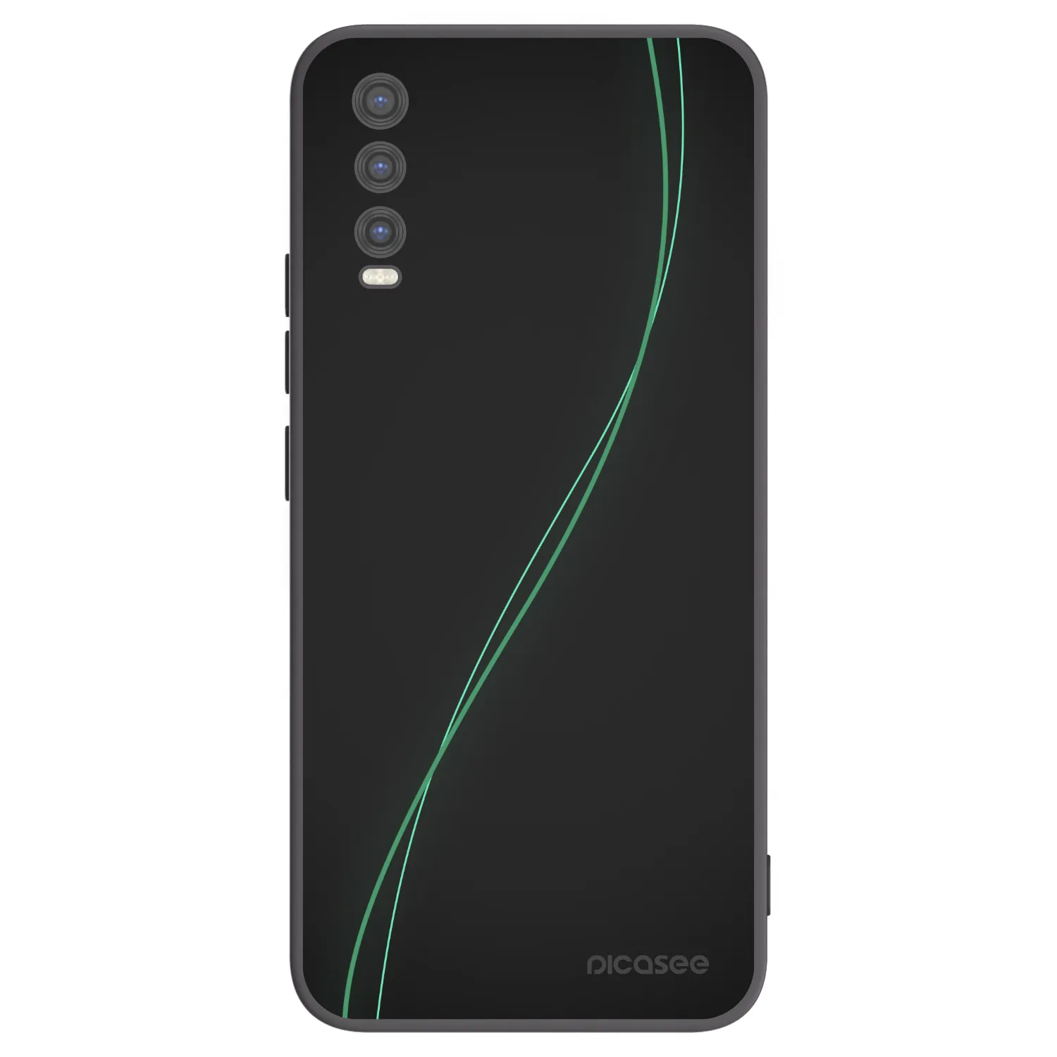 Picasee silikonowe czarne etui na Vivo Y20s - Be Different