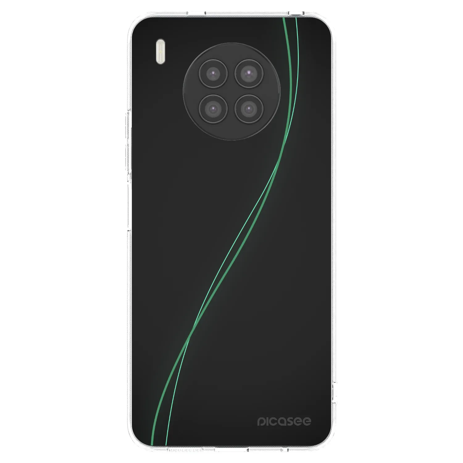 Picasee silikonowe przeźroczyste etui na Huawei Nova 8i - Be Different