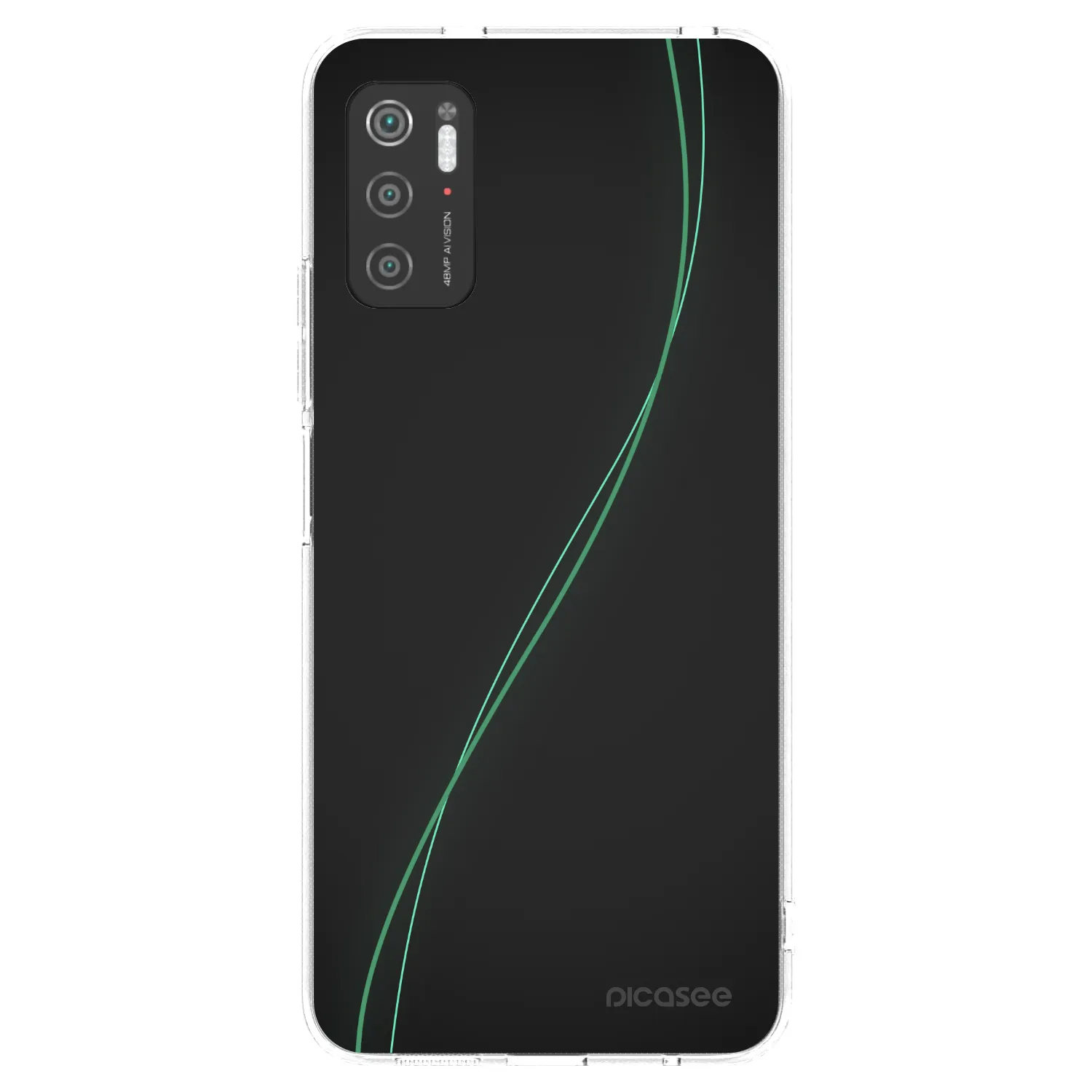 Picasee silikonowe przeźroczyste etui na Xiaomi Poco M3 Pro 5G - Be Different