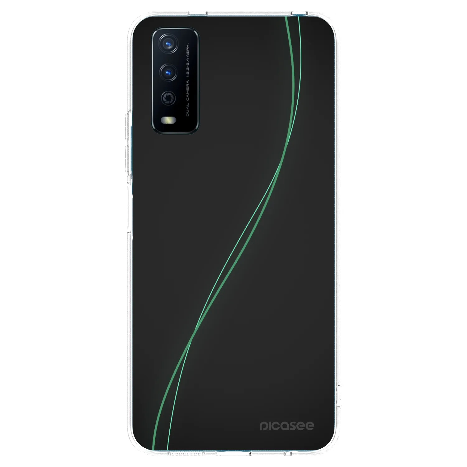 Picasee silikonowe przeźroczyste etui na Vivo Y11s - Be Different