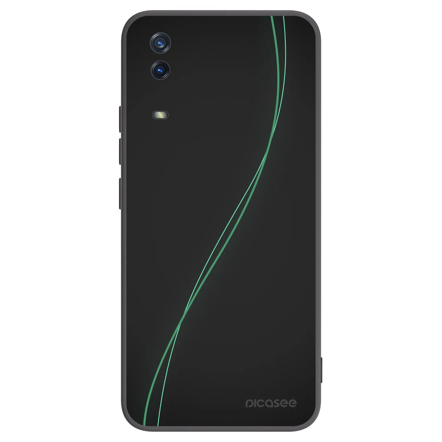 Picasee silikonowe czarne etui na Vivo Y11s - Be Different