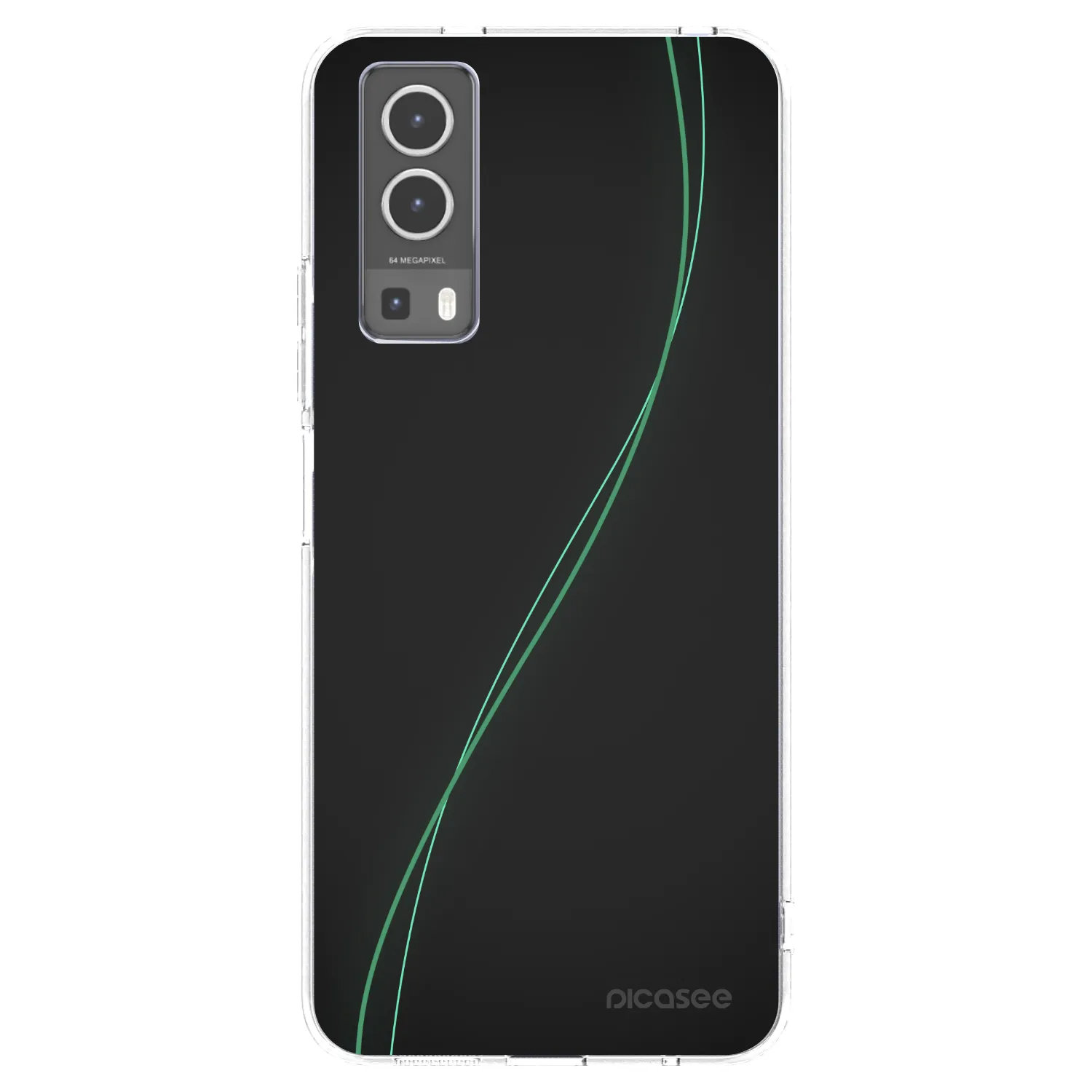 Picasee silikonowe przeźroczyste etui na Vivo Y72 5G - Be Different