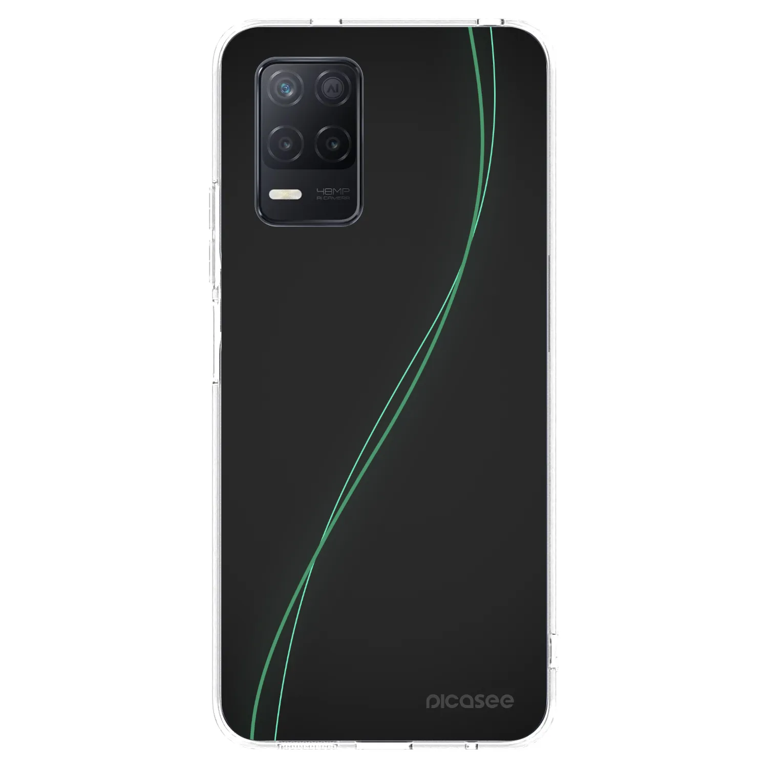 Picasee silikonowe przeźroczyste etui na Realme 8 5G - Be Different