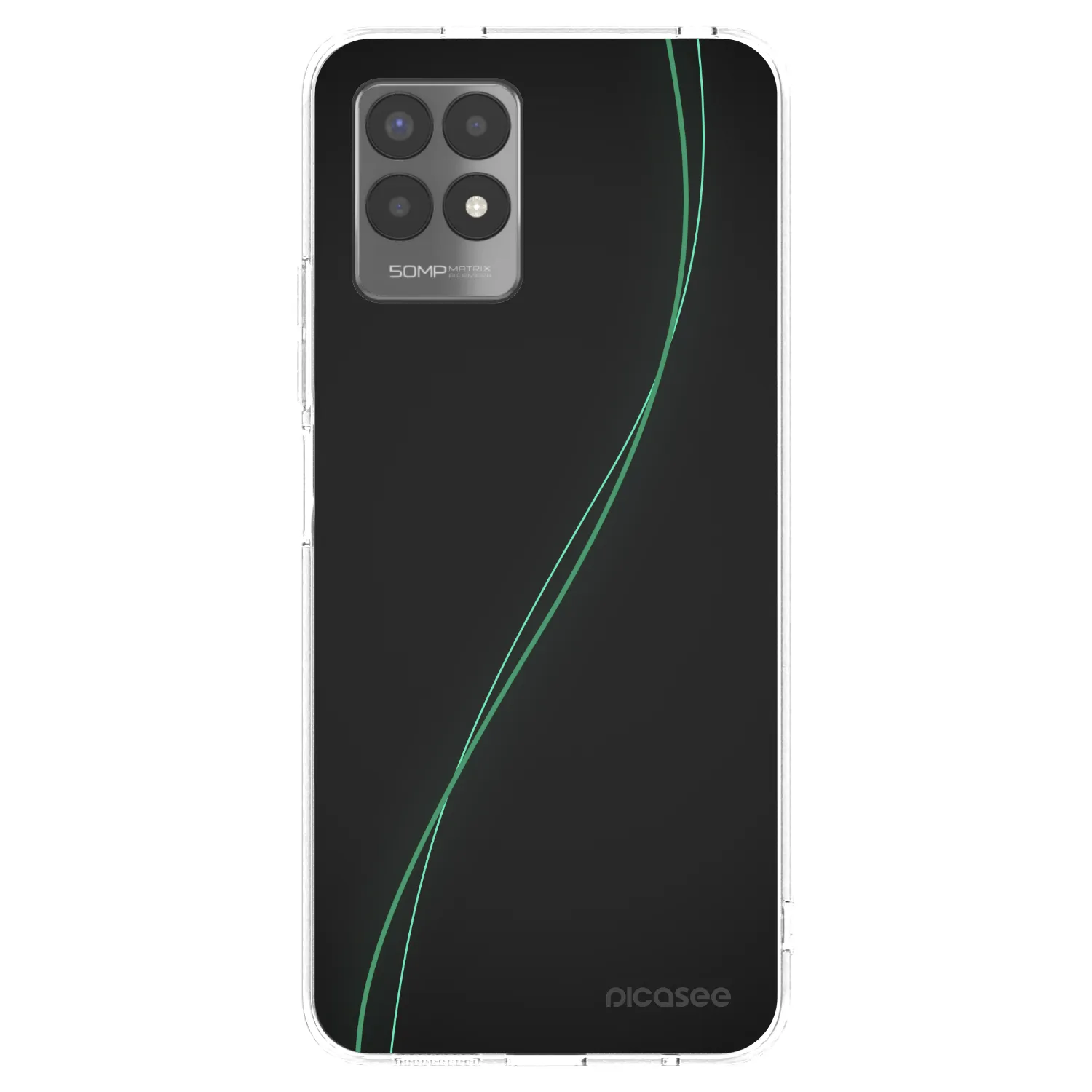 Picasee silikonowe przeźroczyste etui na Realme 8i - Be Different