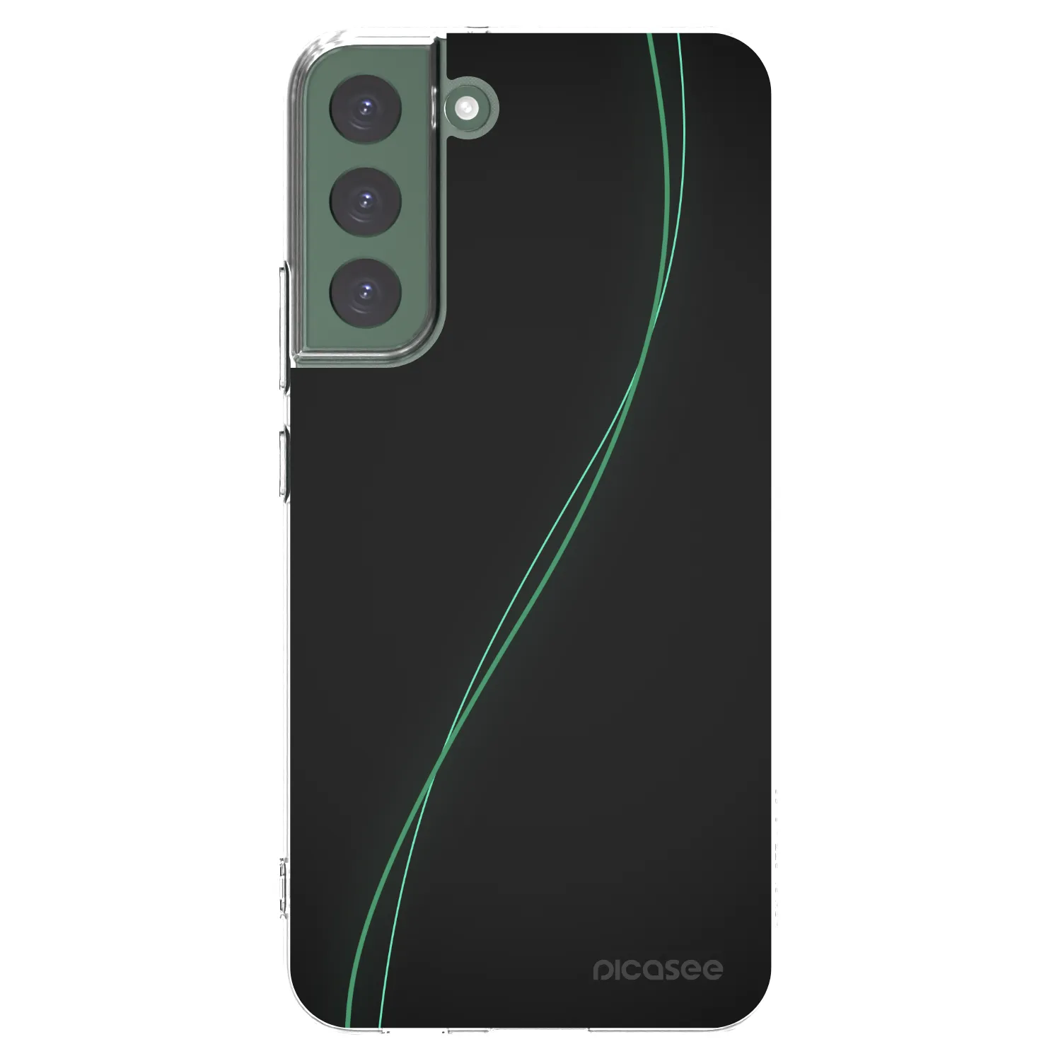 Picasee silikonowe przeźroczyste etui na Samsung Galaxy S22+ 5G - Be Different