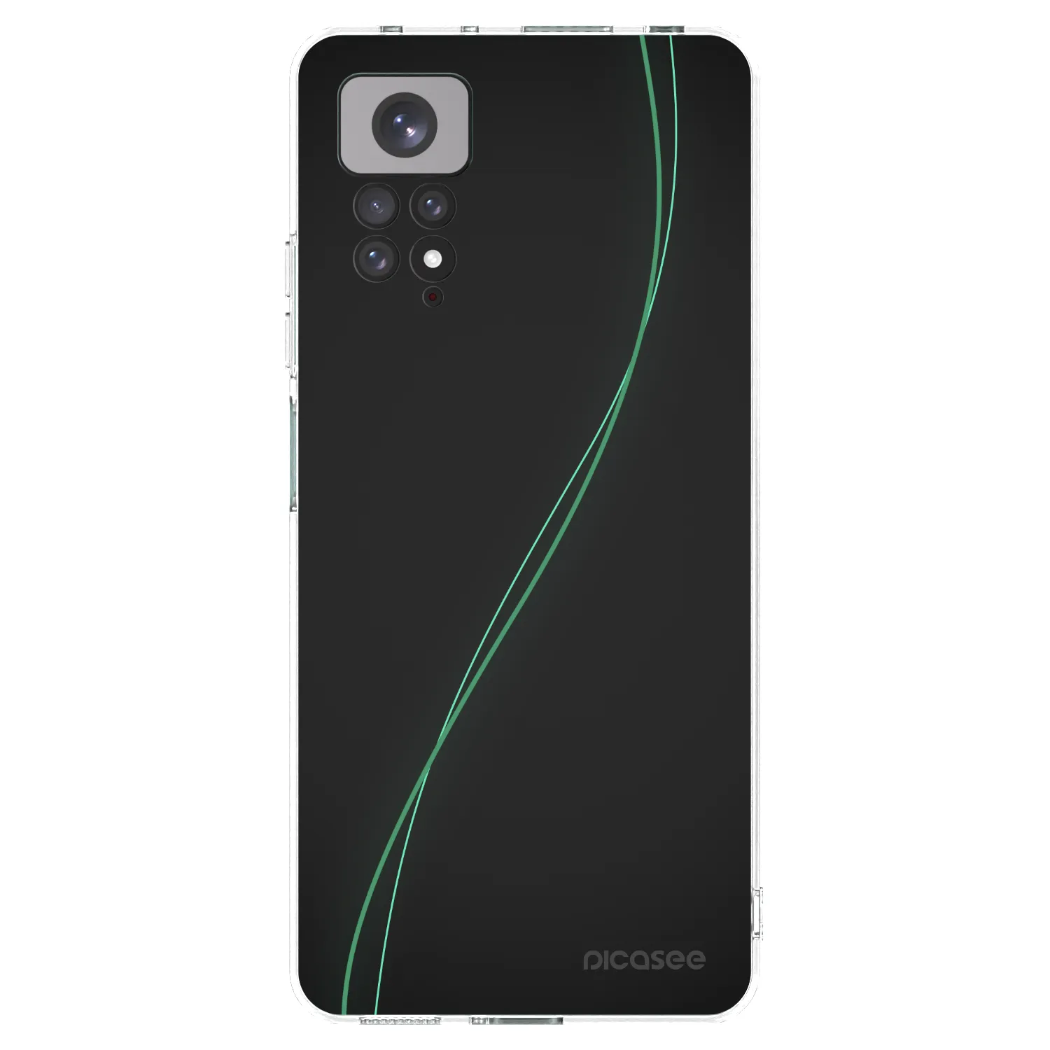 Picasee silikonowe przeźroczyste etui na Xiaomi Redmi Note 11S 4G - Be Different