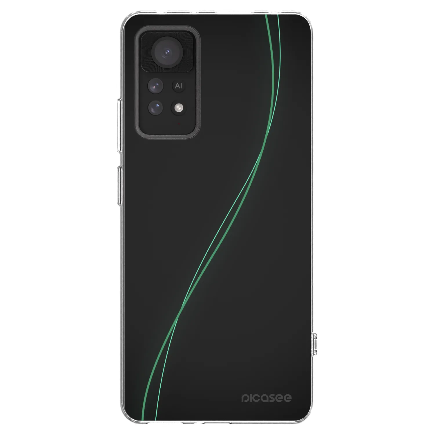 Picasee silikonowe przeźroczyste etui na Xiaomi Redmi Note 11 Pro - Be Different