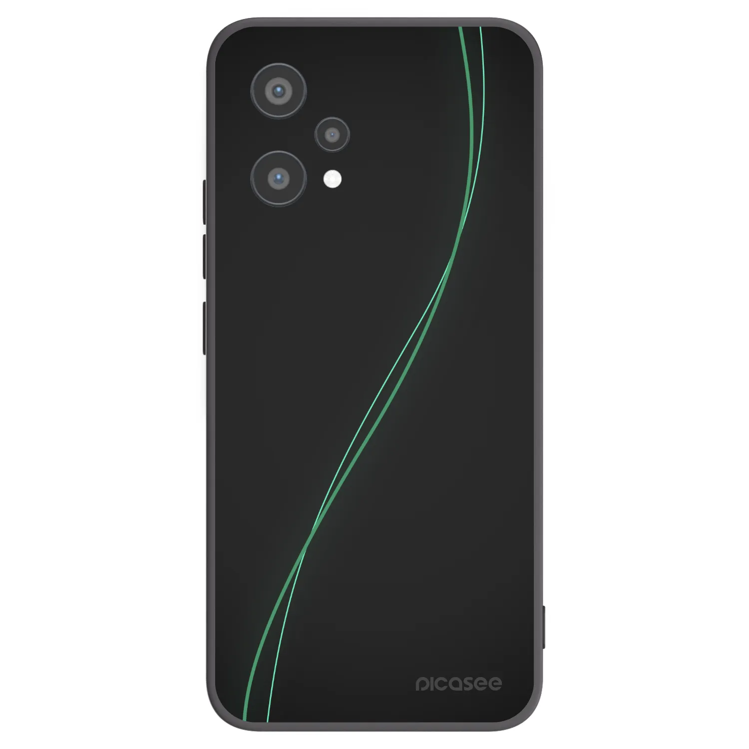 Picasee silikonowe czarne etui na Realme 9 Pro 5G - Be Different