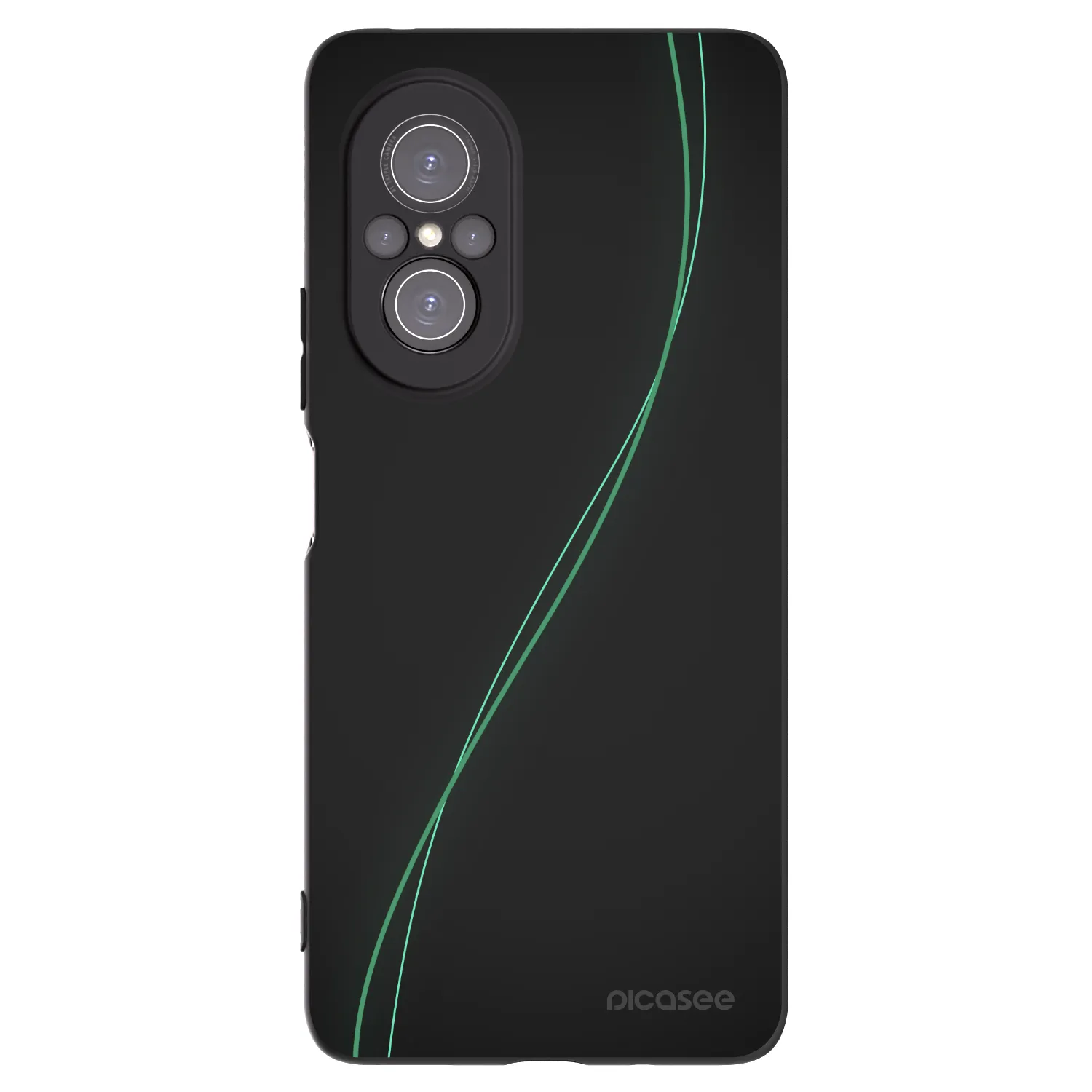 Picasee silikonowe czarne etui na Huawei Nova 9 SE - Be Different