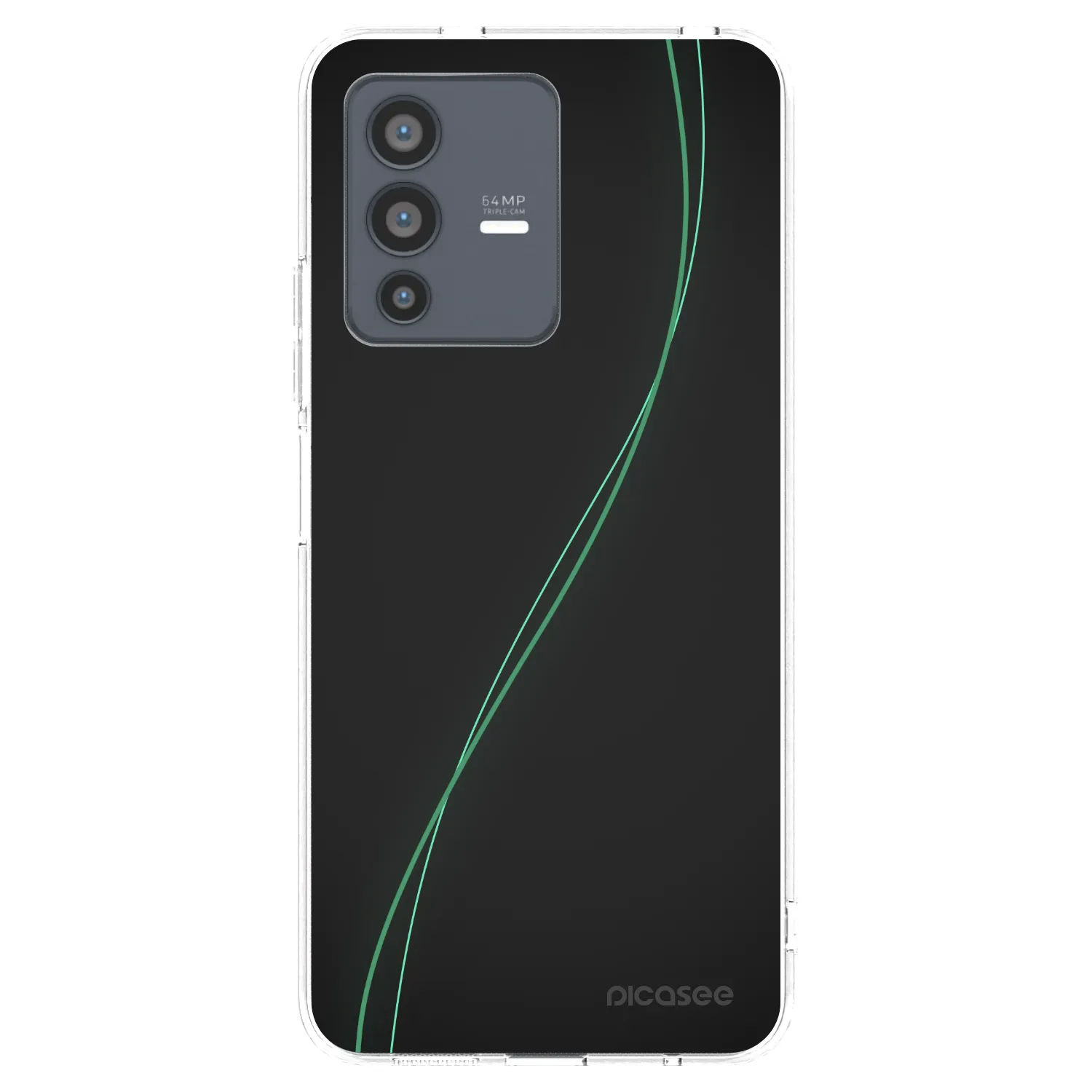 Picasee silikonowe przeźroczyste etui na Vivo V23 5G - Be Different