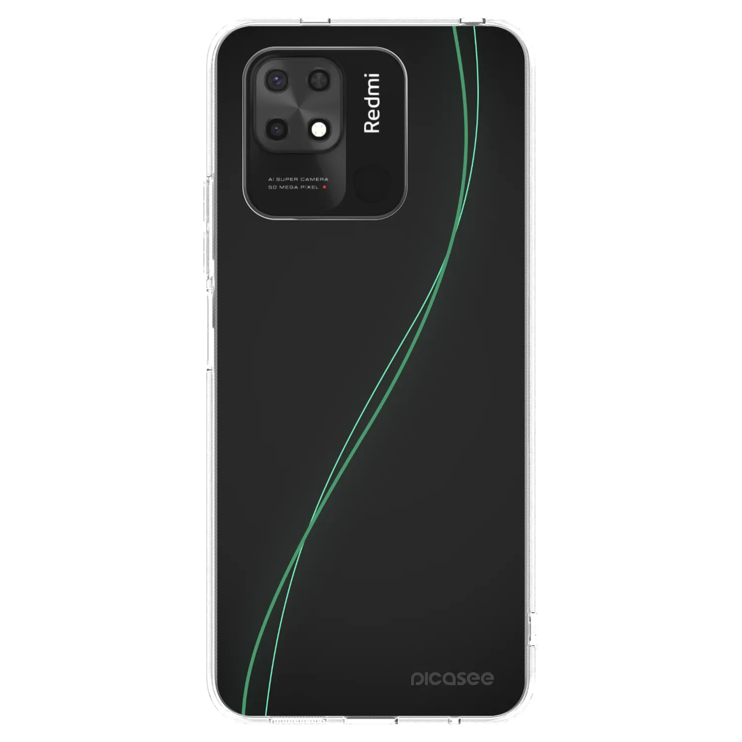 Picasee silikonowe przeźroczyste etui na Xiaomi Redmi 10C - Be Different