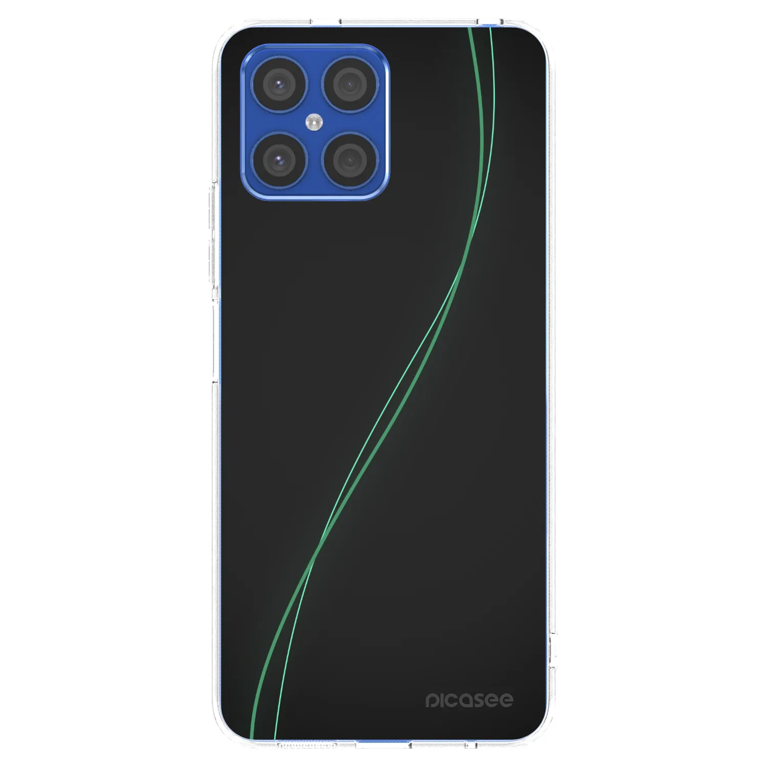Picasee silikonowe przeźroczyste etui na Honor X8 4G - Be Different