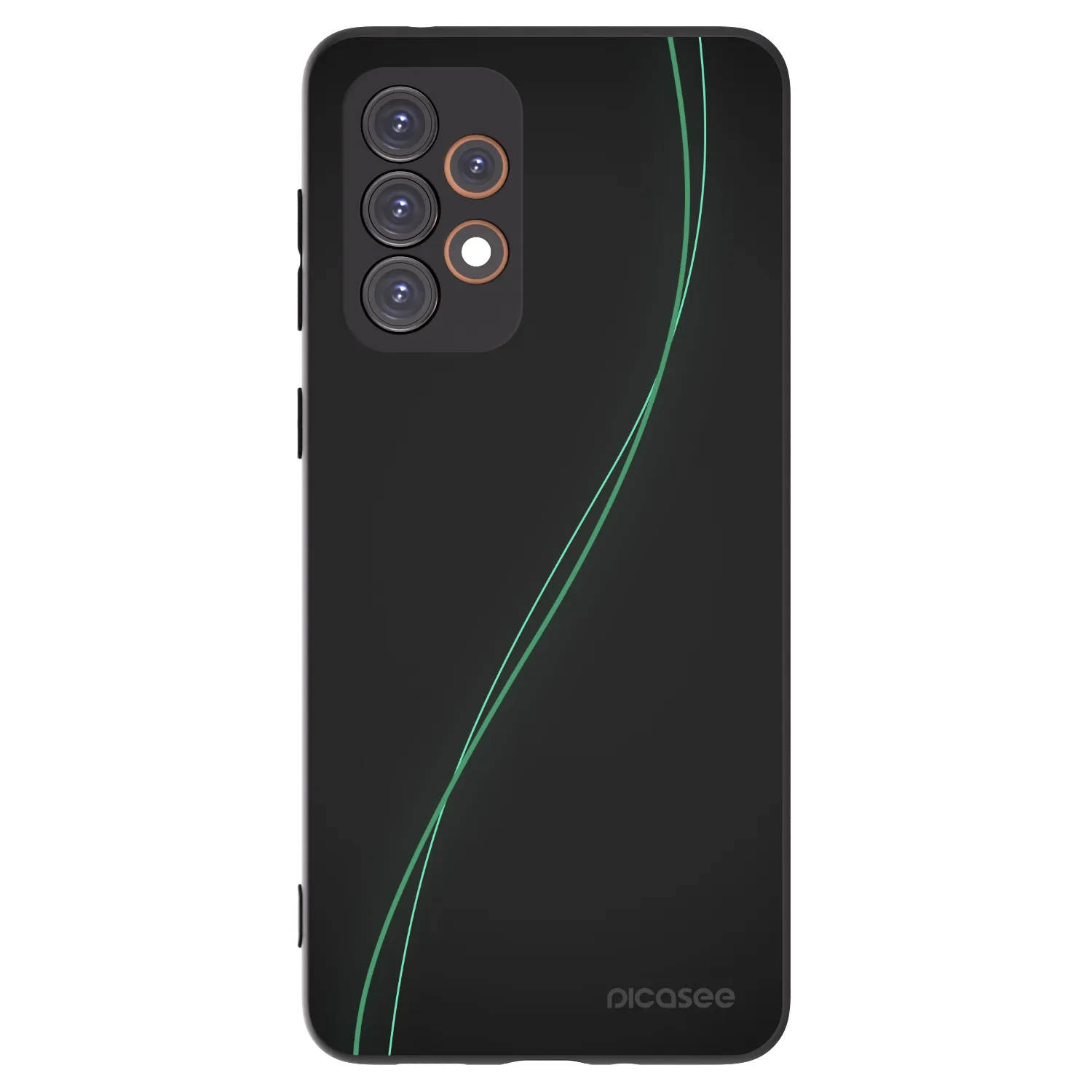 Picasee silikonowe czarne etui na Samsung Galaxy A33 5G A336 - Be Different