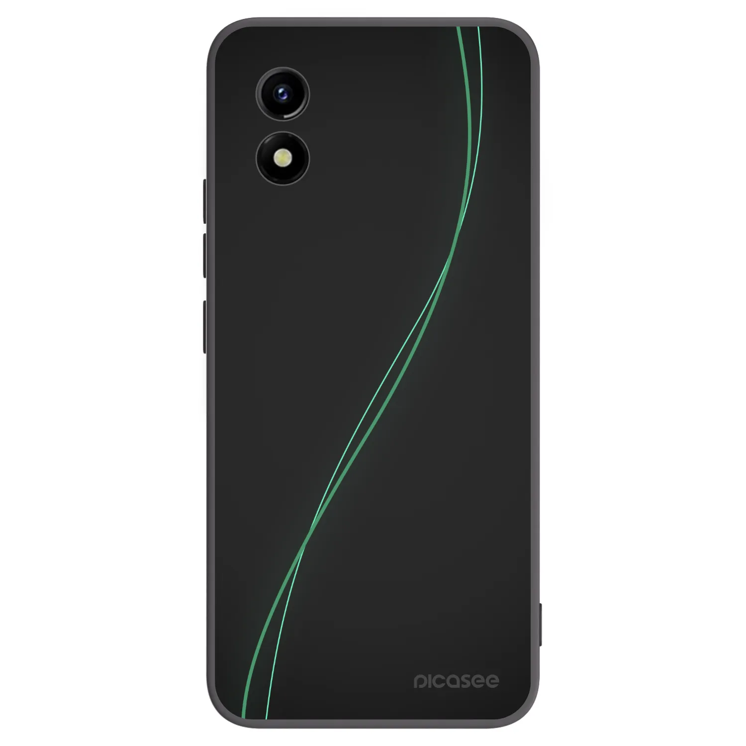 Picasee silikonowe czarne etui na Vivo Y01 - Be Different