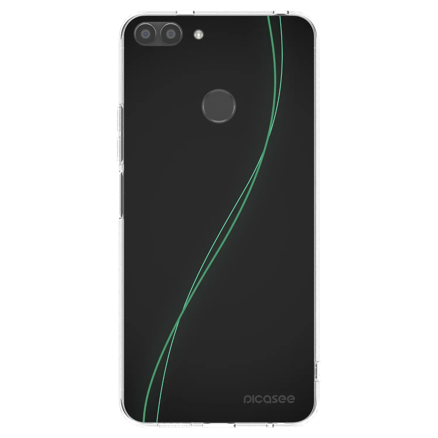 Picasee silikonowe przeźroczyste etui na Huawei P Smart - Be Different