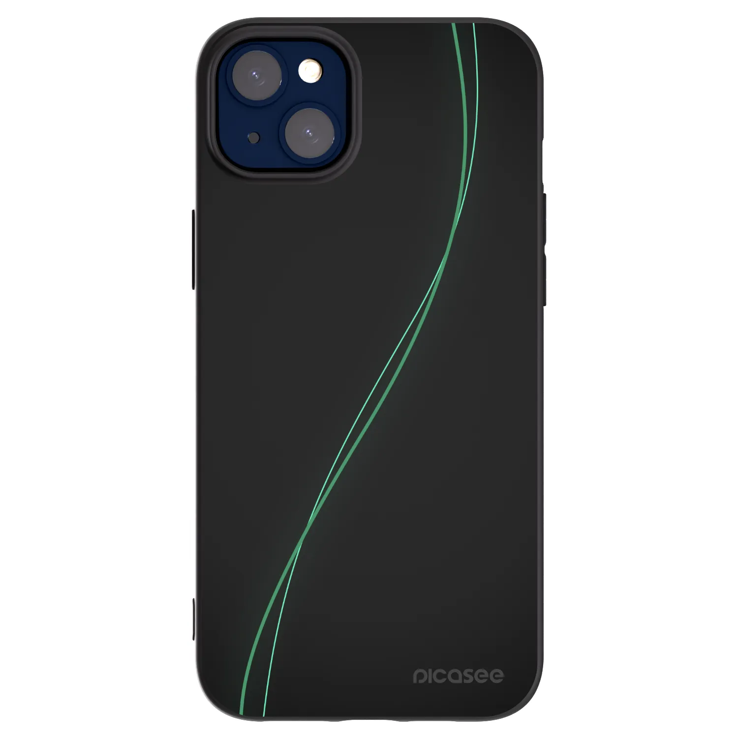 Picasee silikonowe czarne etui na Apple iPhone 14 Plus - Be Different
