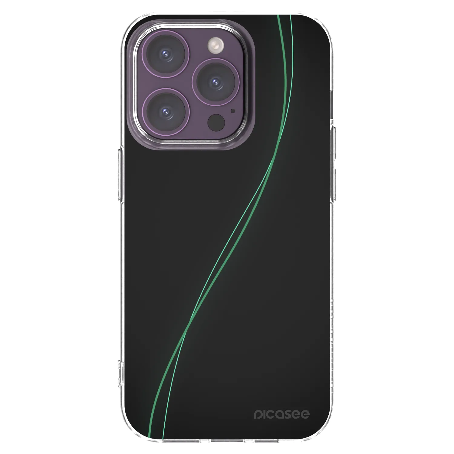 Picasee silikonowe przeźroczyste etui na Apple iPhone 14 Pro - Be Different