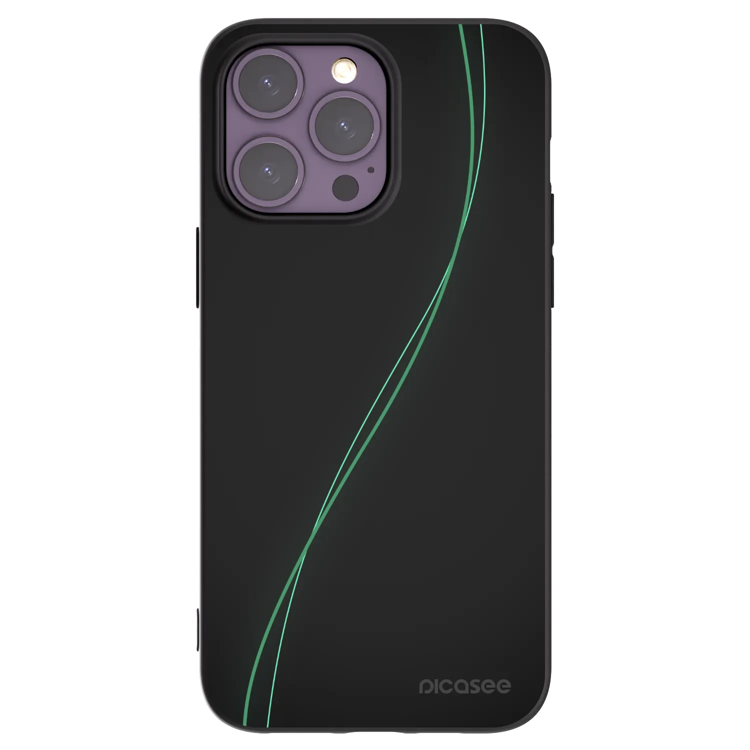 Picasee silikonowe czarne etui na Apple iPhone 14 Pro Max - Be Different