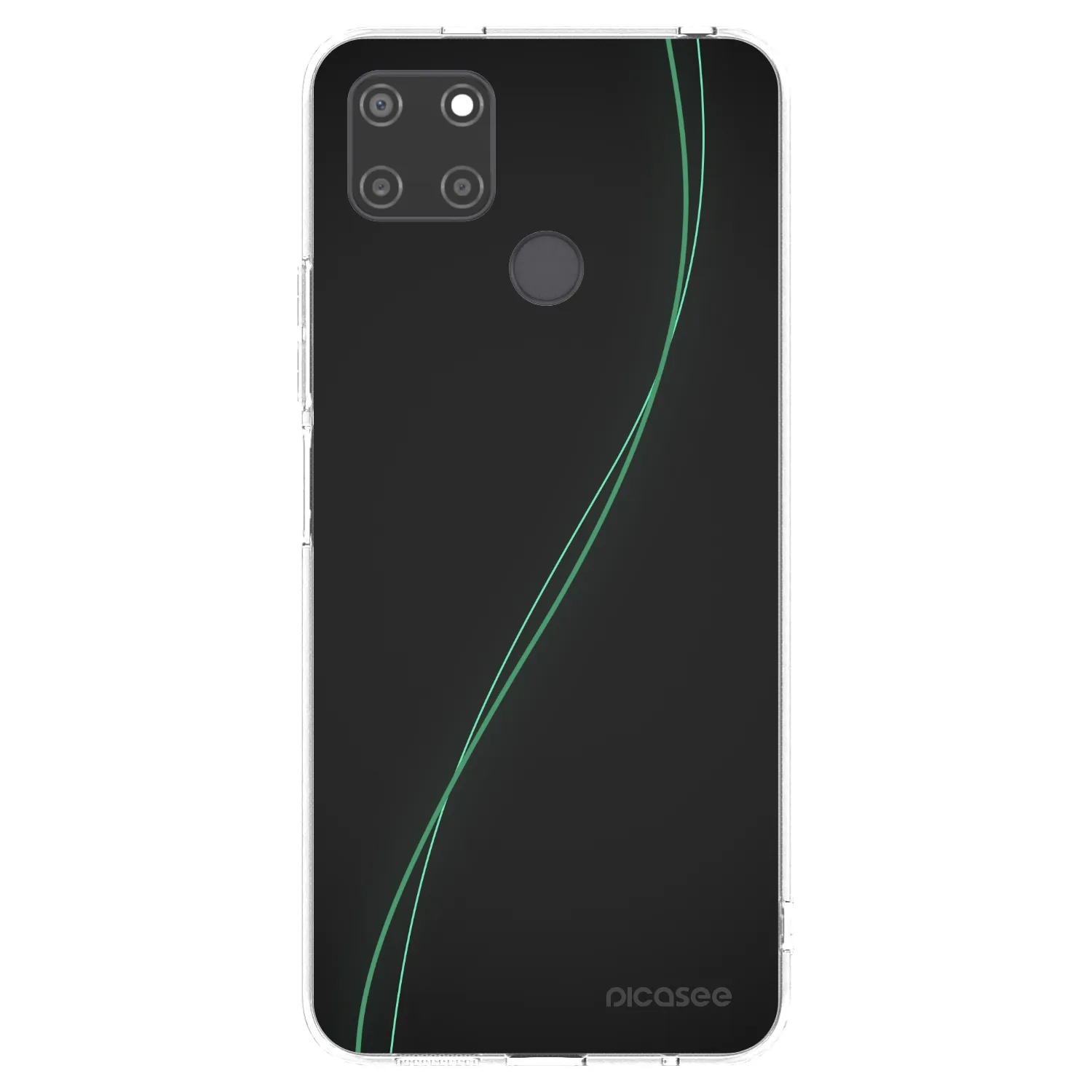 Picasee silikonowe przeźroczyste etui na Realme C21Y - Be Different