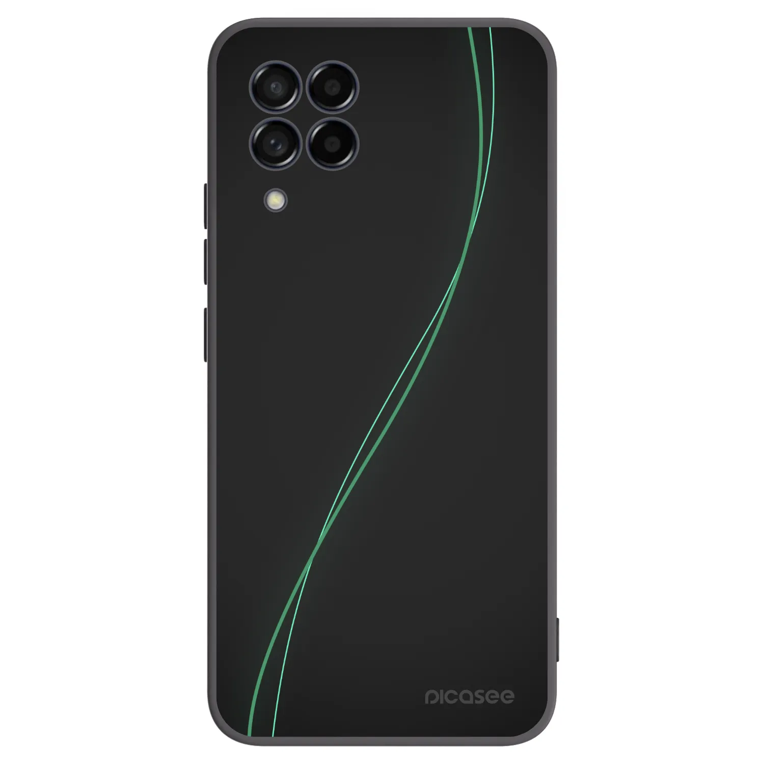 Picasee silikonowe czarne etui na Samsung Galaxy M53 5G - Be Different