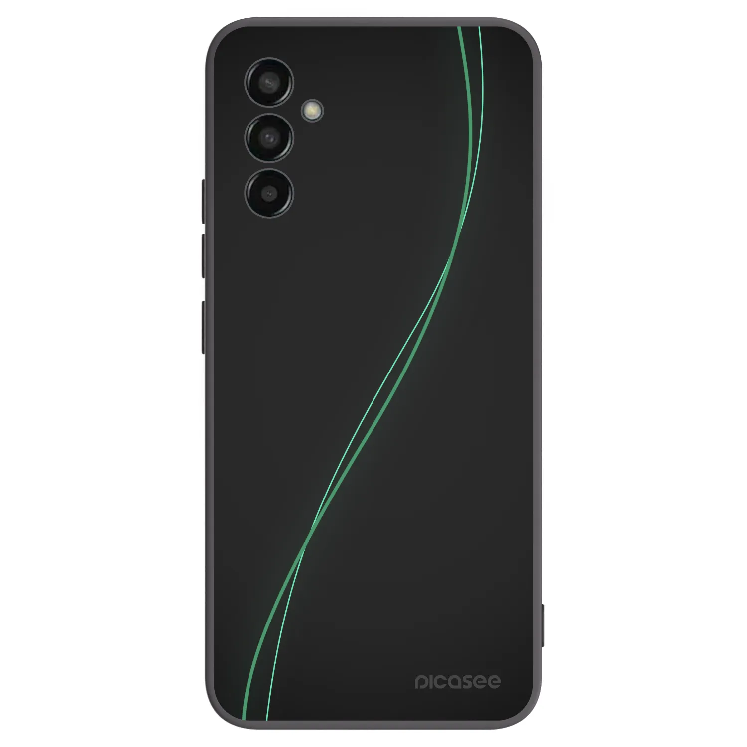 Picasee silikonowe czarne etui na Samsung Galaxy M13 M135F - Be Different