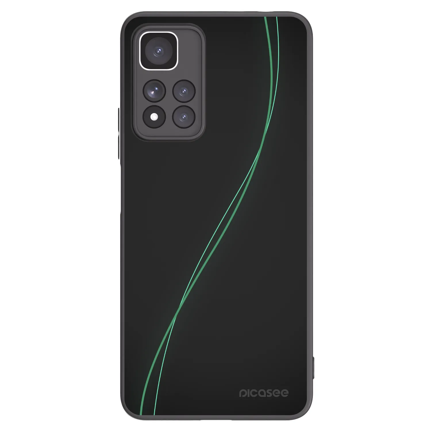 Picasee silikonowe czarne etui na Xiaomi Redmi Note 11 Pro+ 5G - Be Different