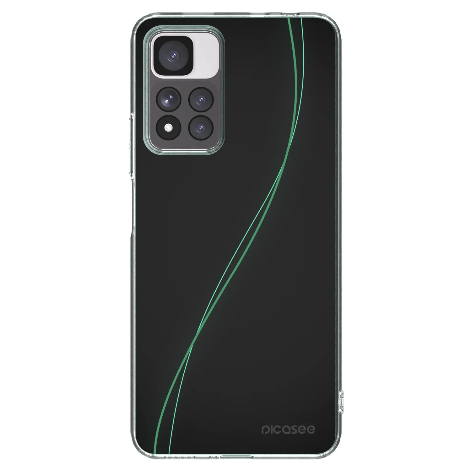 Picasee silikonowe przeźroczyste etui na Xiaomi Redmi Note 11 Pro+ 5G - Be Different