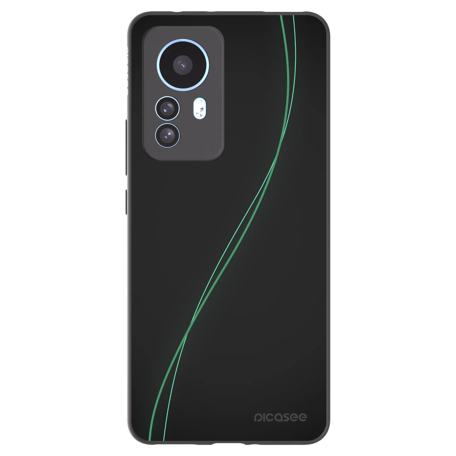 Picasee silikonowe czarne etui na Xiaomi 12T Pro - Be Different